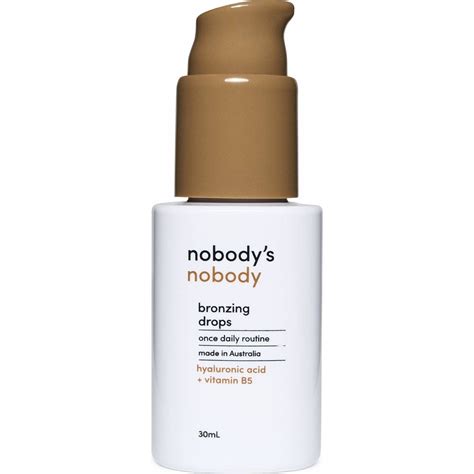 nobody's nobody bronzing drops.